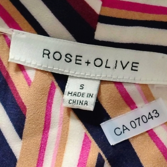 Rose & Olive Multicolor Striped Top - Picture 13 of 14